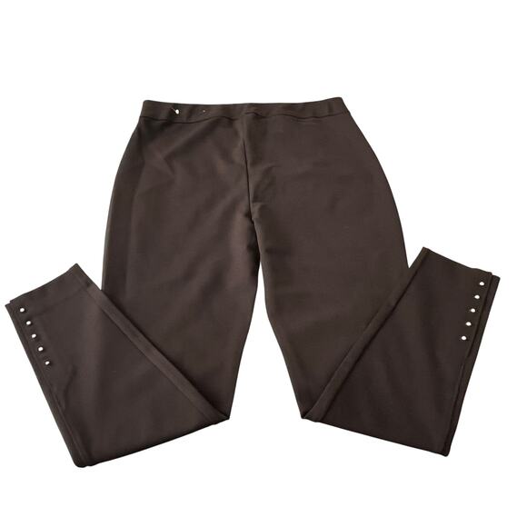 CHICO’S HIGH-RISE PULL-ON SKINNY LEG PANTS, WOMENS, U.S. 12 (CHICO'S 2), BROWN - Picture 5 of 10